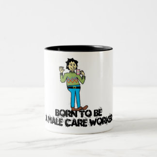 männlicher Betreuer, geboren beA zur männlichen Zweifarbige Tasse