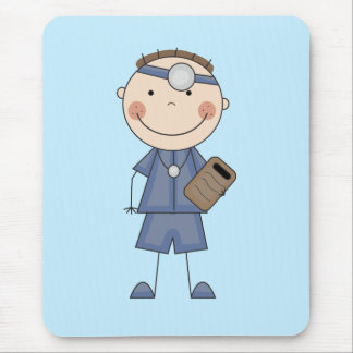Männlicher Doktor T-shirts und Geschenke Mousepad