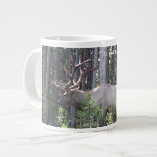 Männlicher Elk, Grand Teton Nationalpark, Fotograf Jumbo-Tasse