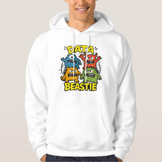 Männlicher Growly-Data-Beastie-Hoodie Hoodie