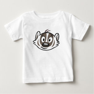 Männlicher Känguru-Dachs-Gesicht Ricky Waschbär-  Baby T-shirt