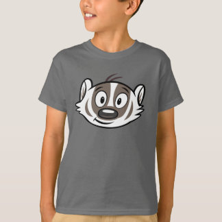 Männlicher Känguru-Dachs-Gesicht Ricky Waschbär-| T-Shirt