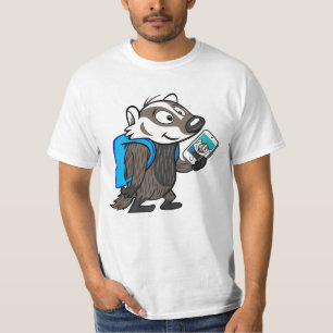 Männlicher Känguru-Dachs Selfie Ricky Waschbär- T-Shirt