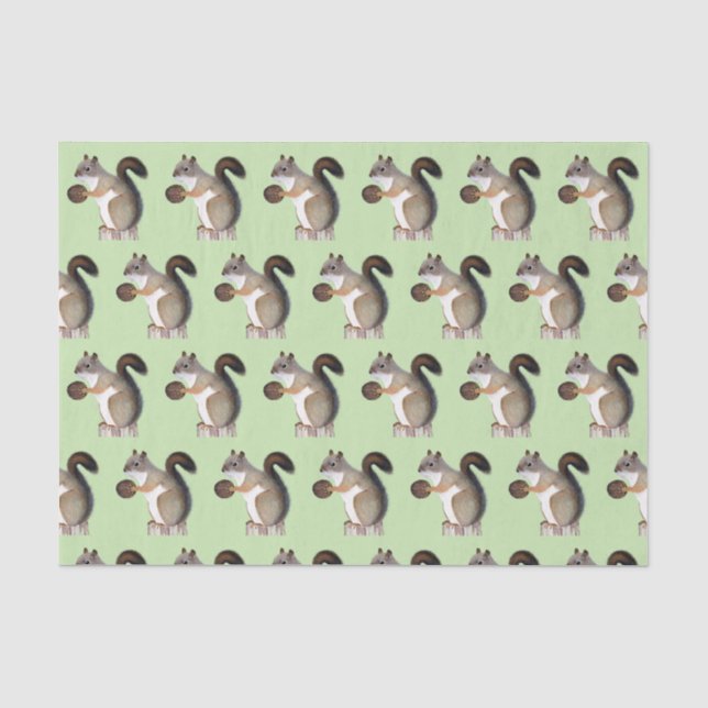 Männlicher Känguru-Eichhörnchen Seidenpapier (Vorderseite)