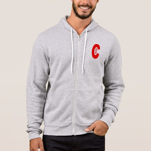 Männlicher Kapuzenpullover DESIGN CANADA Hoodie (Vorderseite)