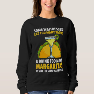 Männlicher Kellner Servierer Arbeit in der Gastron Sweatshirt