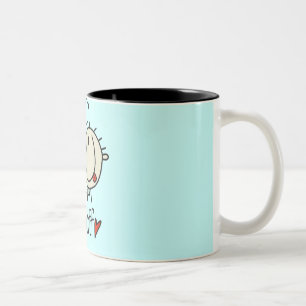 Männlicher Koch Zweifarbige Tasse