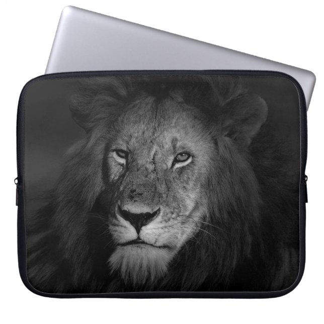 MÄNNLICHER LÖWE LAPTOPSCHUTZHÜLLE (Vorderseite)