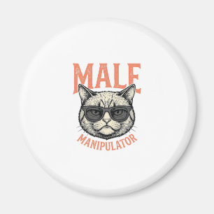 Männlicher Manipulator Lustige Katzen-Sonnenbrille Magnet