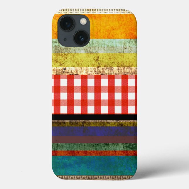 Männlicher moderner Grauschmuck Case-Mate iPhone Hülle (Rückseite)