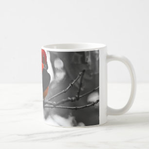 Männlicher Scharlachtangare Tasse