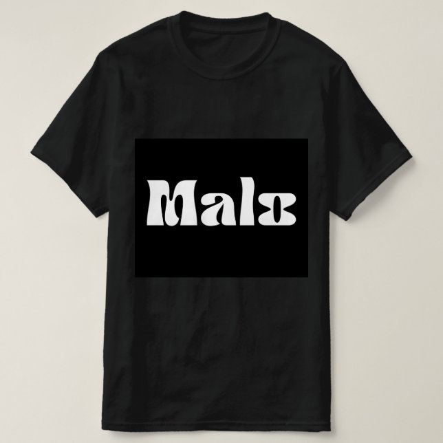 Männlicher T - Shirt (Design vorne)