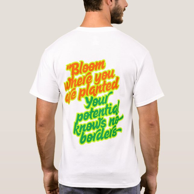 Männlicher T - Shirt (Rückseite)