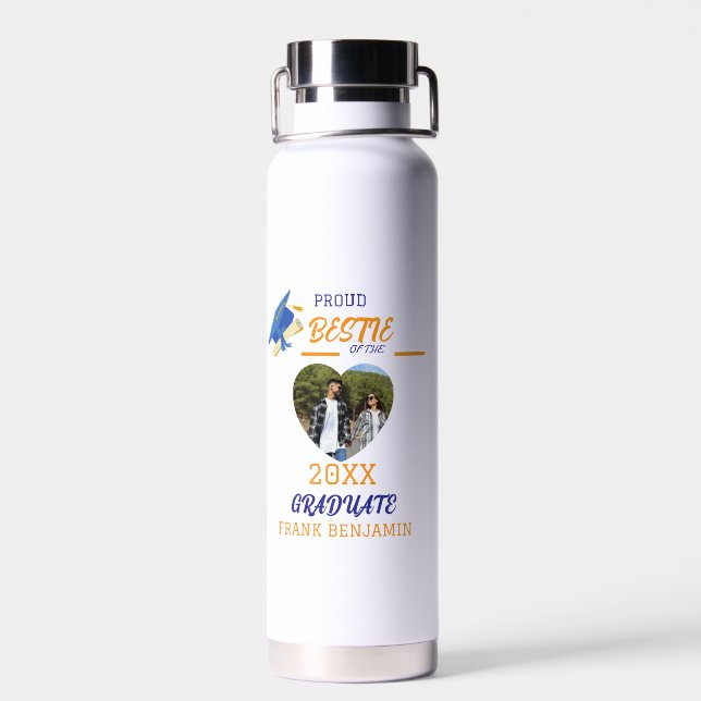 Männlicher T - Shirt Trinkflasche (Rückseite)