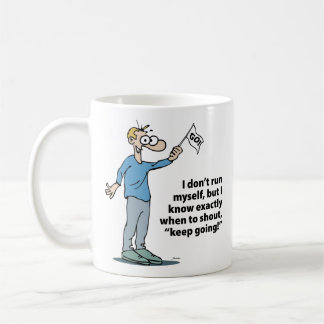 Männlicher Trainer Kaffeetasse