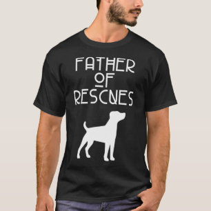 Männlicher Vater rettet ACR276c-Hund T-Shirt