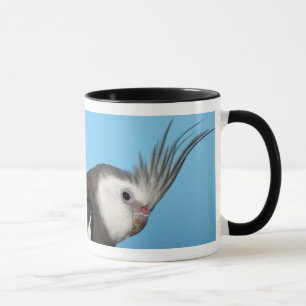 Männlicher Whiteface Cockatiel Tasse