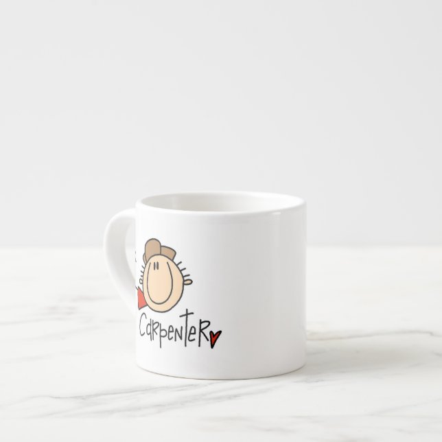 Männlicher Zimmermann Espressotasse (Vorderseite Links)