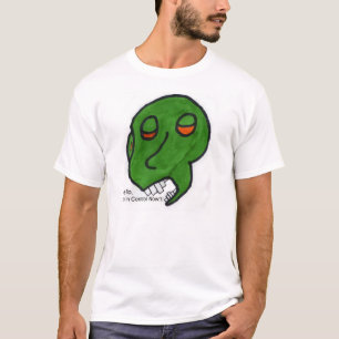 Männliches alien T-Shirt