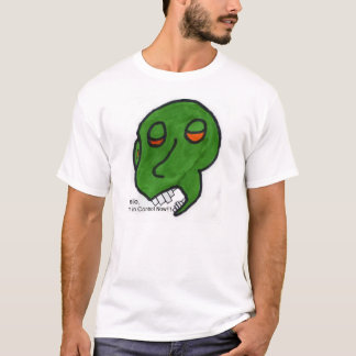 Männliches alien T-Shirt