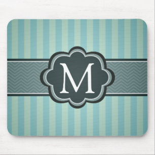 Männliches aquamarines blaue mousepad