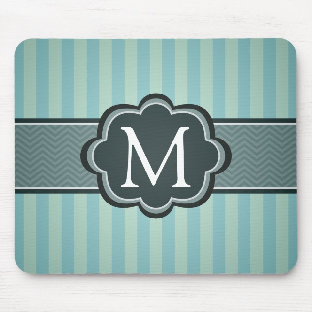 Männliches aquamarines blaue mousepad (Vorne)
