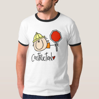Männliches Bauarbeiter-T-Shirt T-Shirt