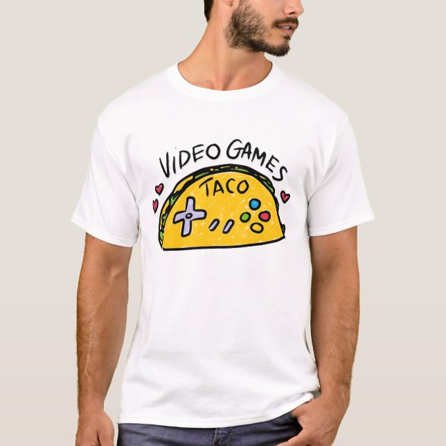 Männliches Mann-Manntaco-Logo-Shirt T-Shirt (Vorderseite)