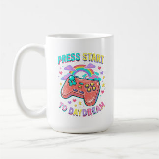 Männliches Pastell-Gamer-Design Kaffeetasse
