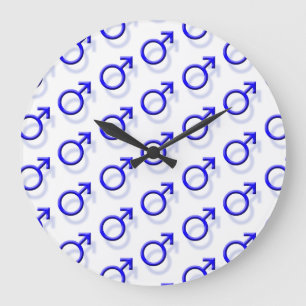 Männliches Sexsymbol Große Wanduhr