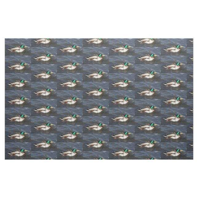 Männliches Stockenten-Enten-Gewebe Stoff (Fat Quarter (45,7 x 55,9 cm))