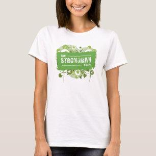 Manns-Show-Grün-Schmutz T-Shirt