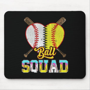 Mannschaft von beiden Hälfte verkauft Softll Eis D Mousepad