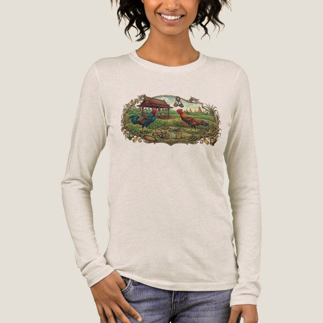 Mannschaftsaufstellung Tri-Blend Shirt (Vorderseite)