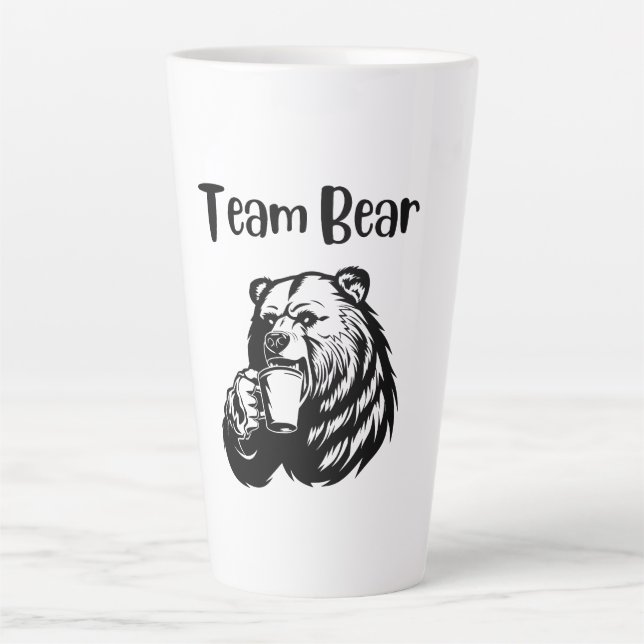 Mannschaftsbär Milchtasse (Vorderseite)