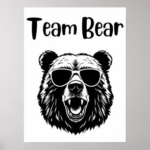 Mannschaftsbär Poster
