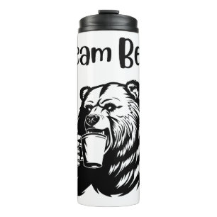 Mannschaftsbär Thermosbecher