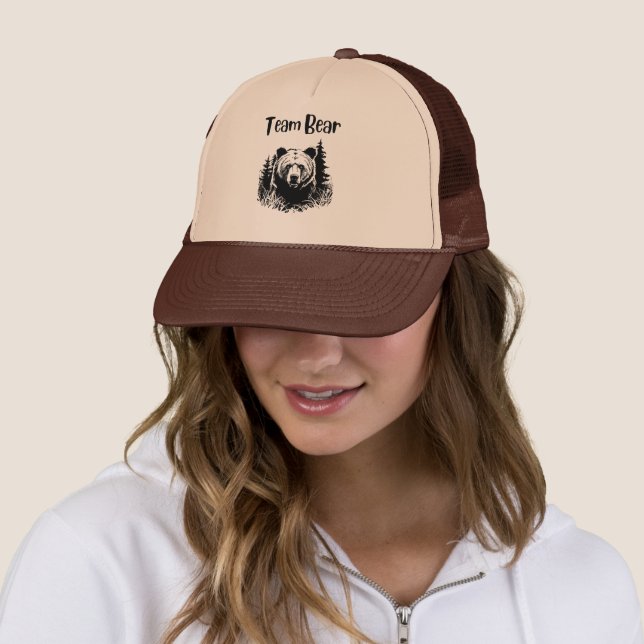 Mannschaftsbär Truckerkappe (Beispiel)