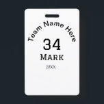 Mannschaftsname hinzufügen Spielername Datum Sport Ausweis<br><div class="desc">Gestaltung</div>