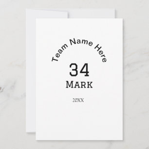 Mannschaftsname hinzufügen Spielername Datum Sport Einladung