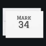 Mannschaftsname hinzufügen Spielername Datum Sport Feiertagskarte<br><div class="desc">Gestaltung</div>