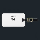 Mannschaftsname hinzufügen Spielername Datum Sport Gepäckanhänger<br><div class="desc">Gestaltung</div>