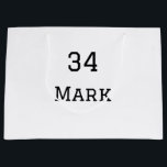 Mannschaftsname hinzufügen Spielername Datum Sport Große Geschenktüte<br><div class="desc">Gestaltung</div>