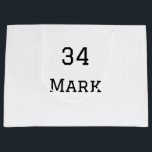 Mannschaftsname hinzufügen Spielername Datum Sport Große Geschenktüte<br><div class="desc">Gestaltung</div>