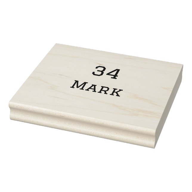 Mannschaftsname hinzufügen Spielername Datum Sport Gummistempel (Stempel)