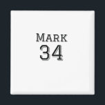 Mannschaftsname hinzufügen Spielername Datum Sport Magnet<br><div class="desc">Gestaltung</div>