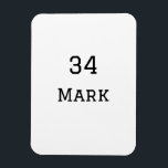 Mannschaftsname hinzufügen Spielername Datum Sport Magnet<br><div class="desc">Gestaltung</div>