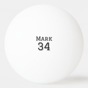 Mannschaftsname hinzufügen Spielername Datum Sport Tischtennisball