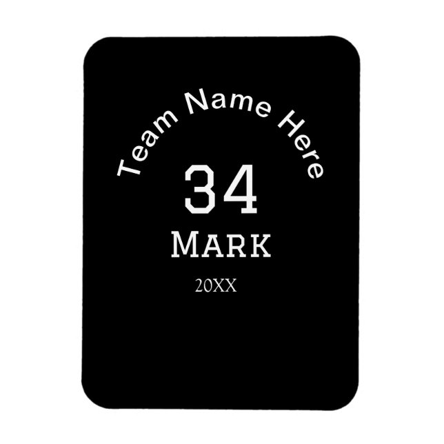 Mannschaftsname Spielername Datum Sport Männer  Magnet (Vertikal)