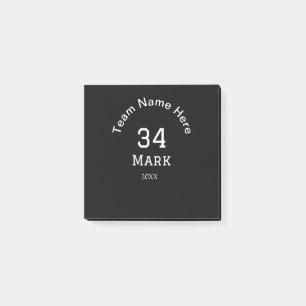 Mannschaftsname Spielername Datum Sport Männer  Post-it Klebezettel